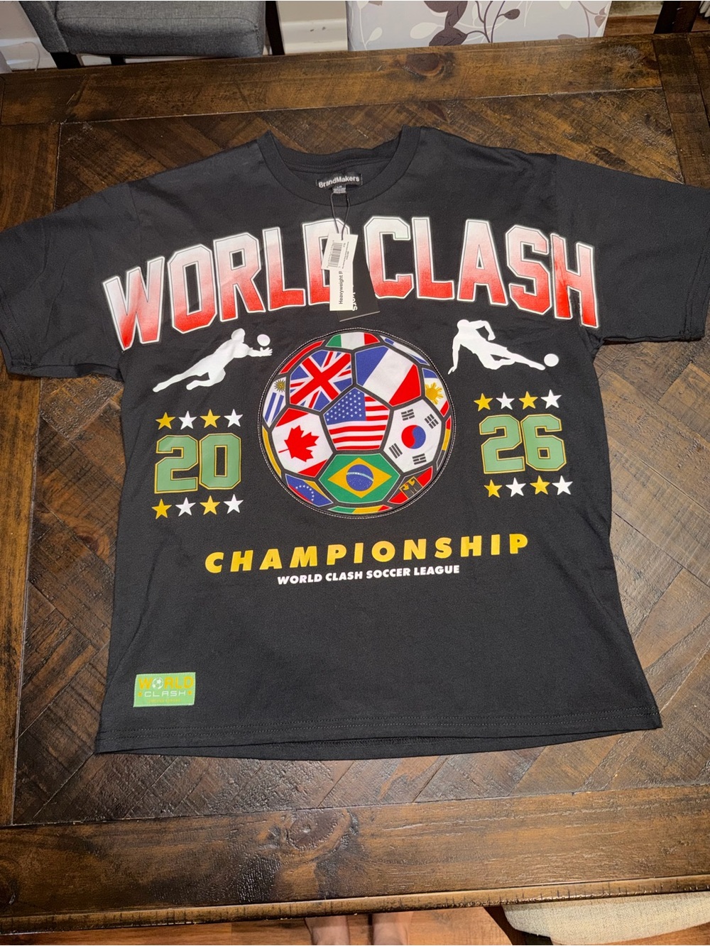 Championship 2026 Men's Black Graphic Long Sleeve Tee